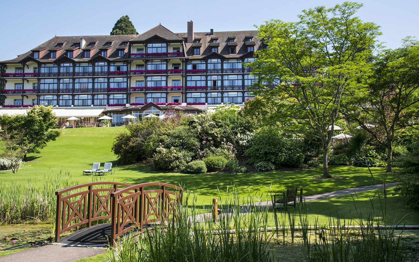 Hotel Ermitage Évian-les-Bains Exteriör bild